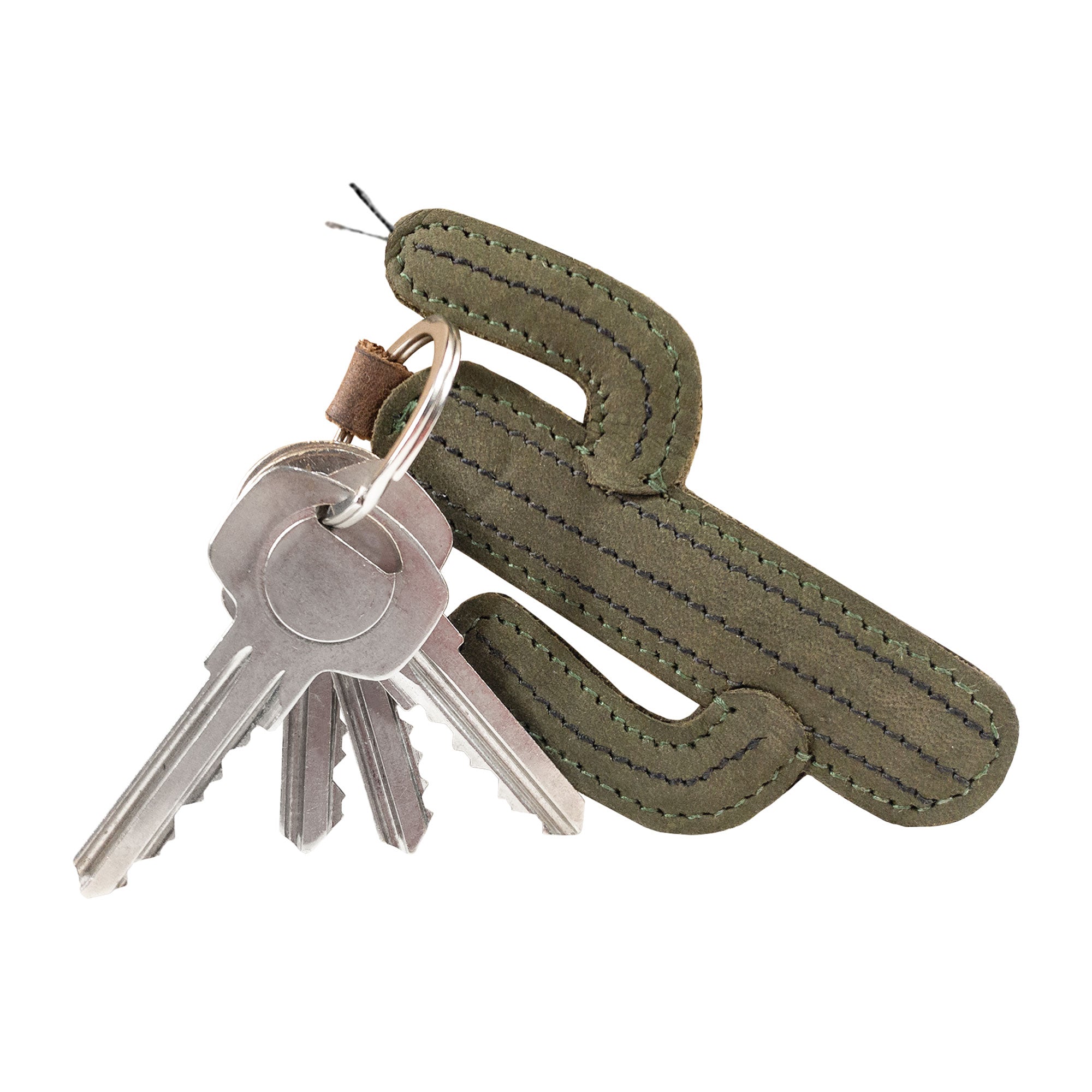 Cactus Keychain - Stockyard X 'The Leather Store'