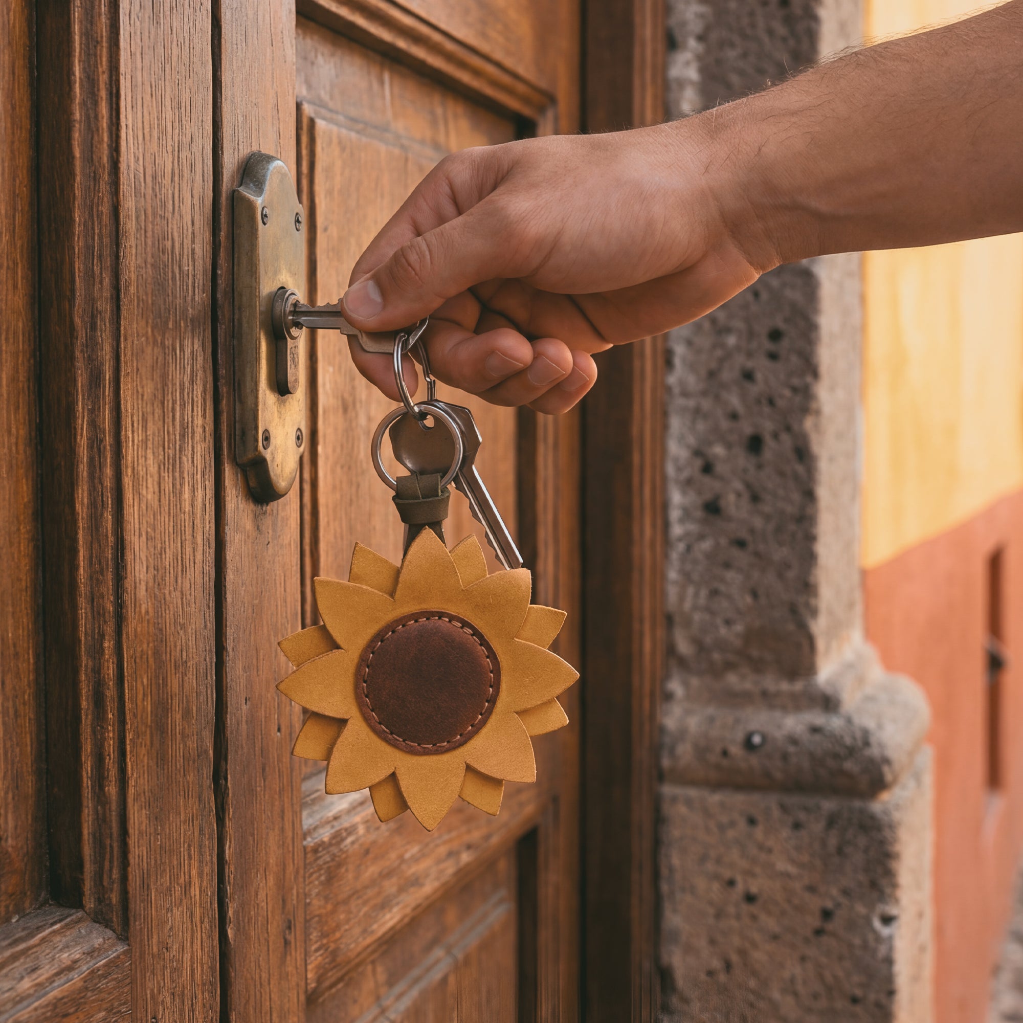 Sunflower Keychain