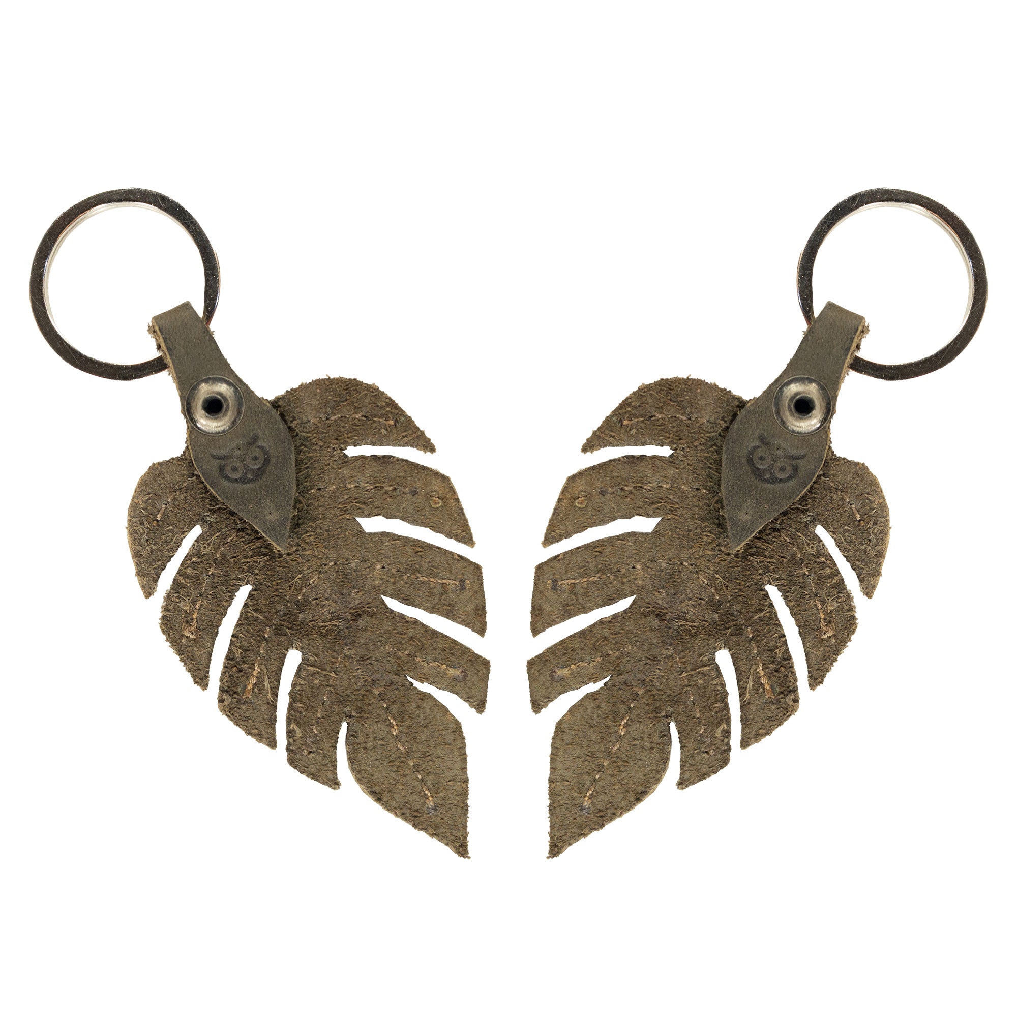 Compound Leaves Keychain - Stockyard X 'The Leather Store'