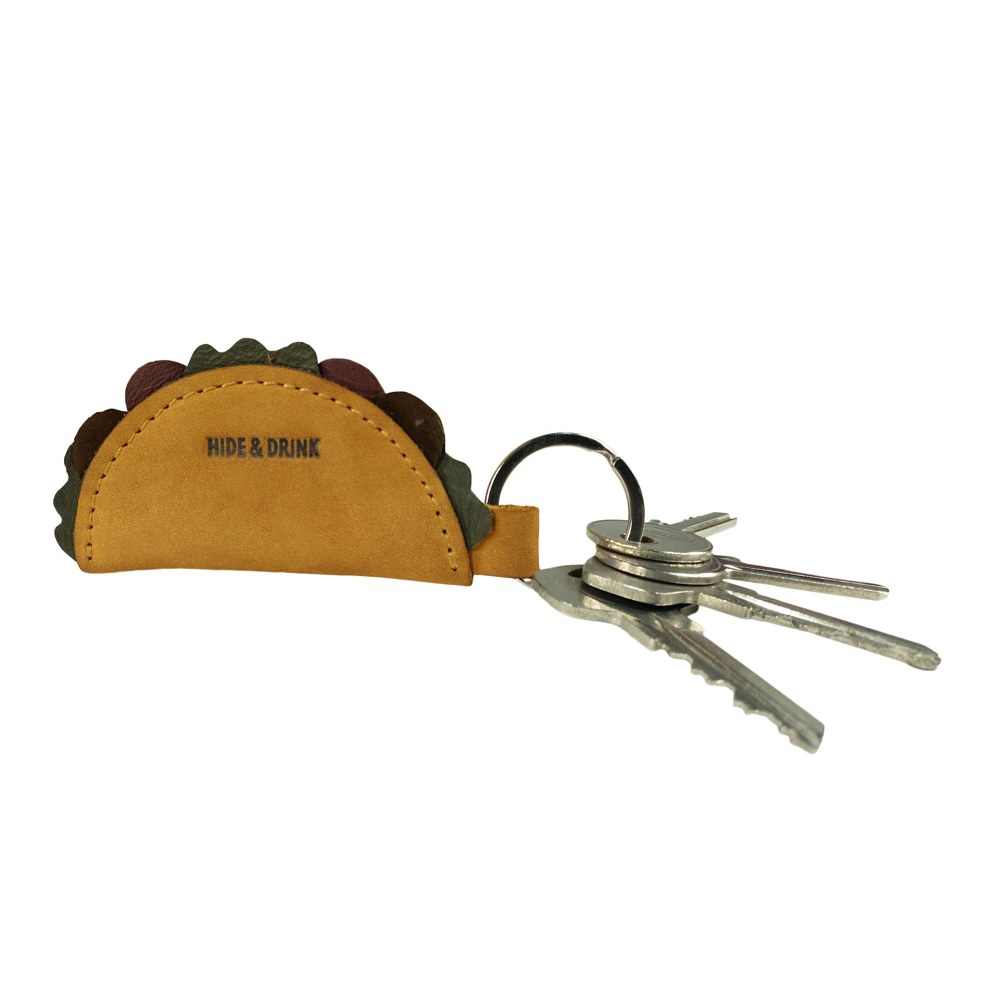 Taco Keychain - Stockyard X 'The Leather Store'