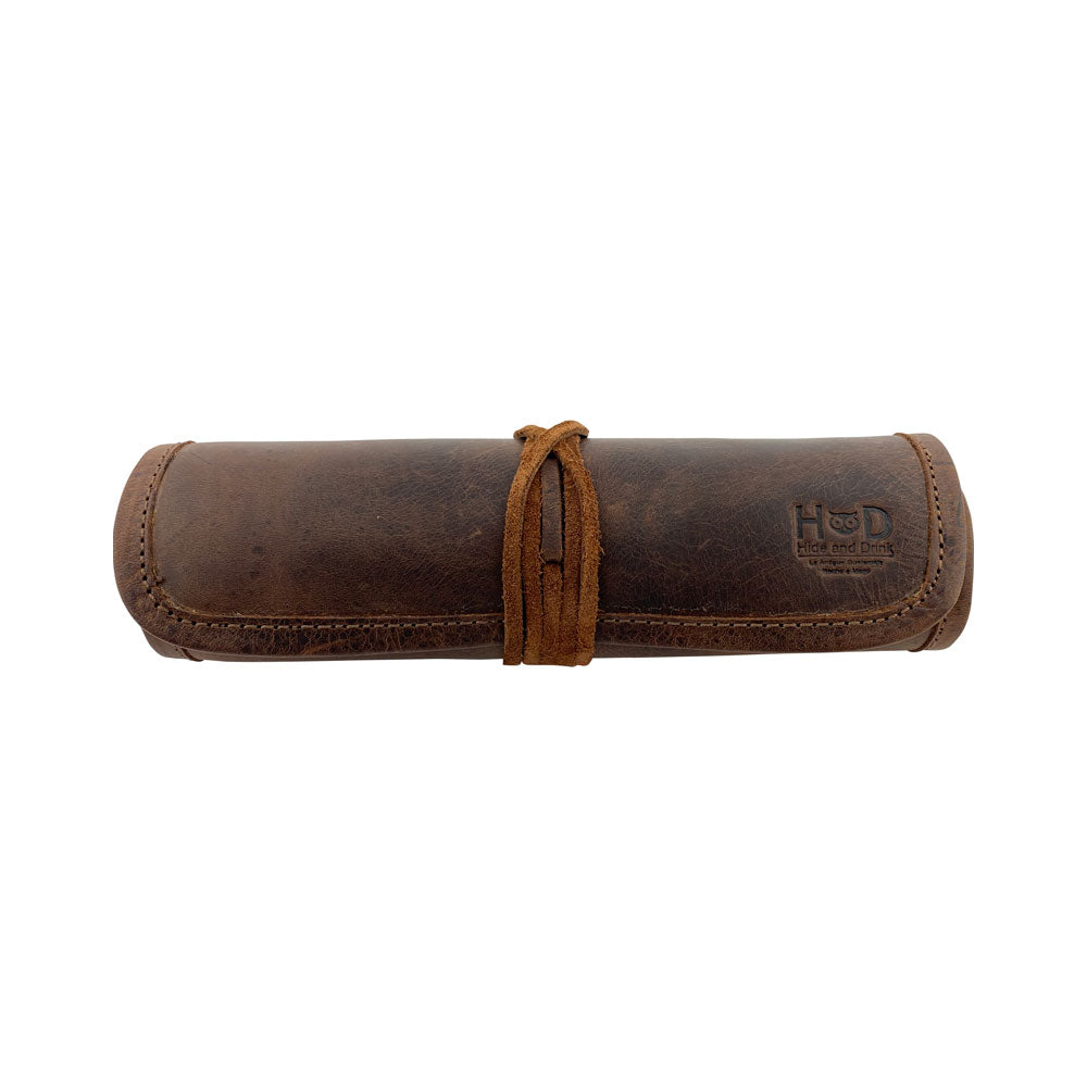 Multi Purpose Travel Organizer Roll For Cables - Stockyard X 'The Leather Store'