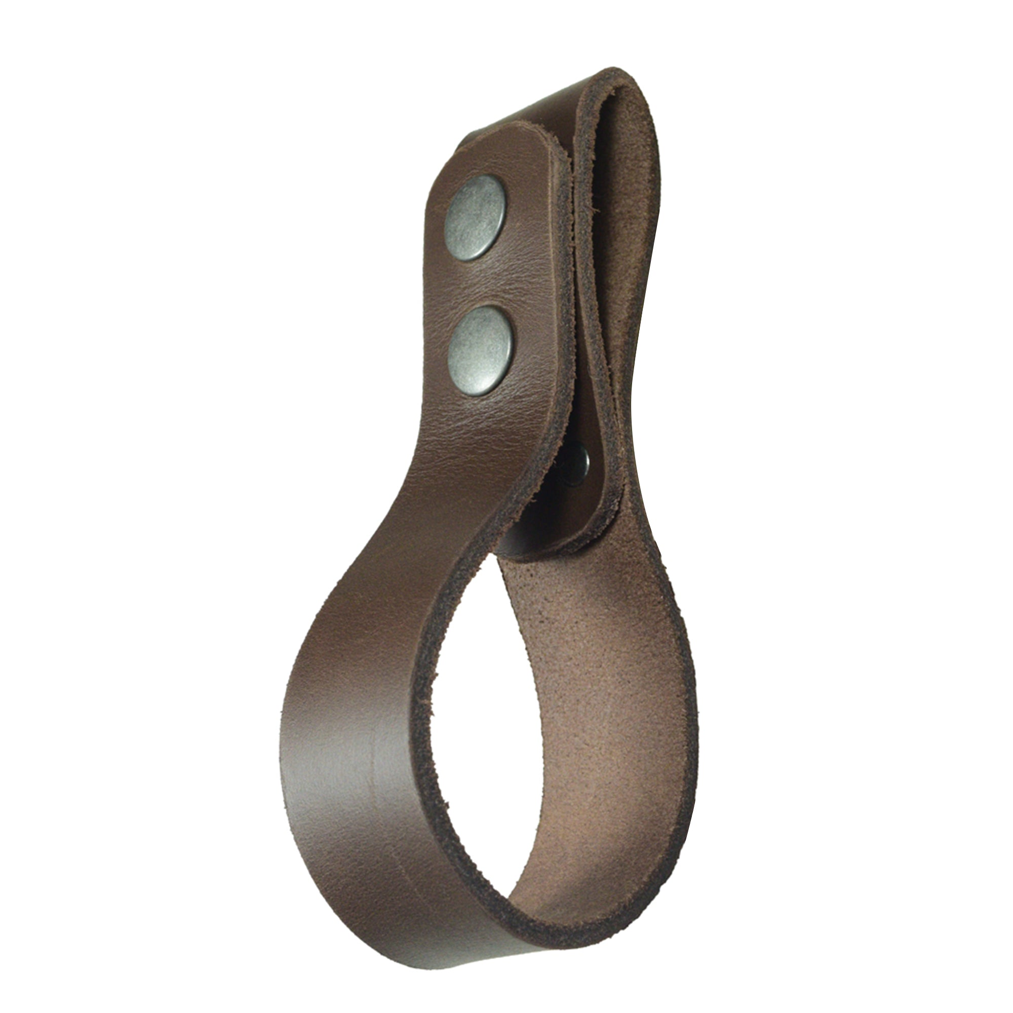 Thick Whip Holder by Hide & Play, showcasing a handmade whip holster crafted from thick full grain leather, ideal for users who appreciate pastoral tools. This belt loop bullwhip holder highlights the expertise in small batch production, featuring hand cut, hand sewn details, and fire branded artisan characteristics, all made in La Antigua Guatemala & Oaxaca Mexico.