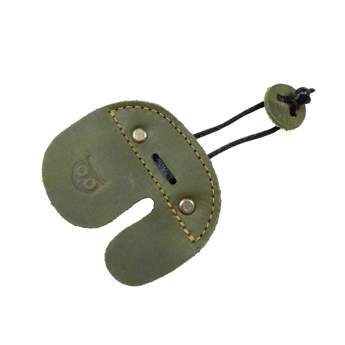 The Hide & Drink Left Handed Archery Finger Protector elegantly captured with a colorful twist. This Archery Finger Tab serves as a Protect Guard for Recurve Bows, crafted from quality Full Grain Leather. Ideal for shooting practice gear, it reflects StockyardX's artisan production values.