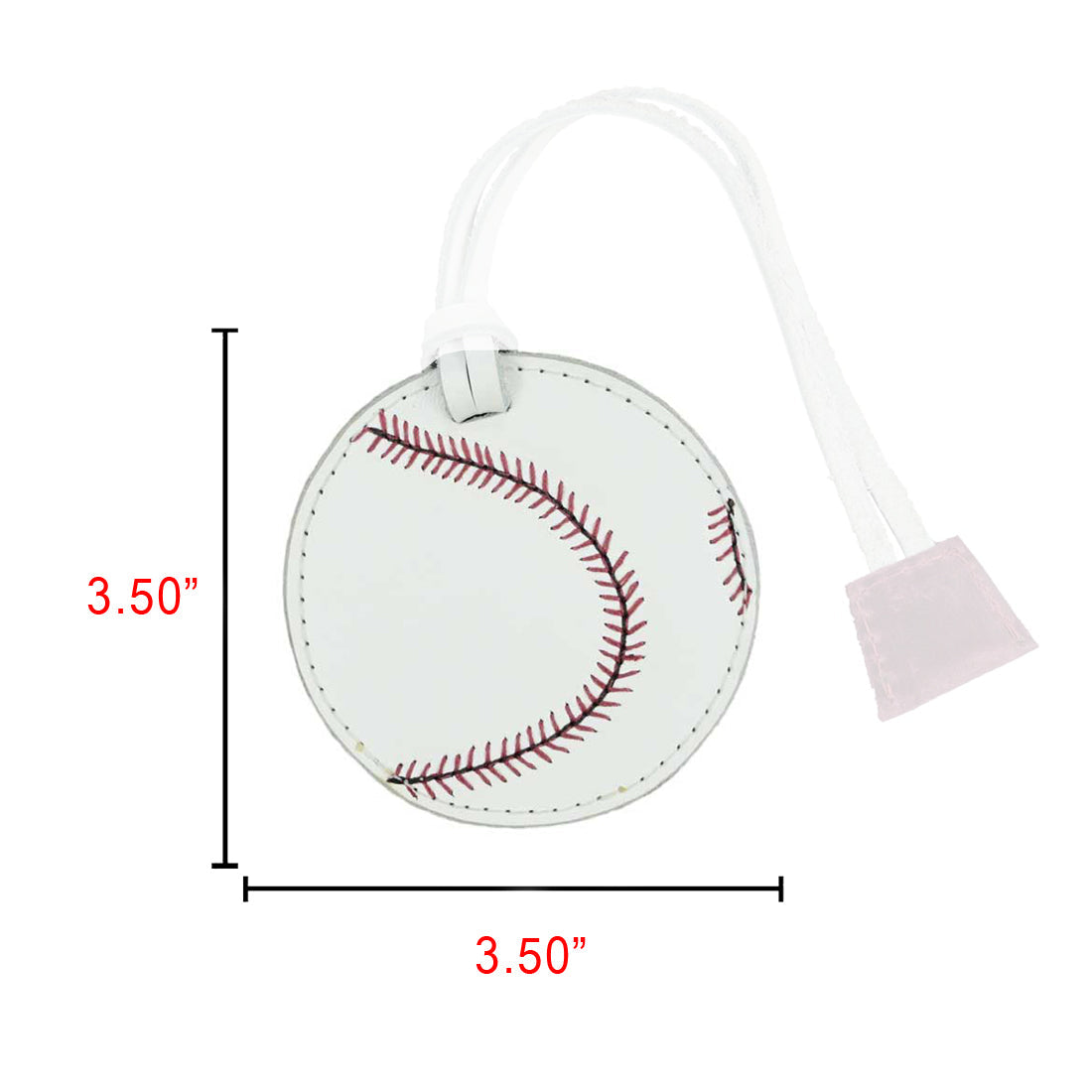 Baseball Luggage Tag - Stockyard X 'The Leather Store'