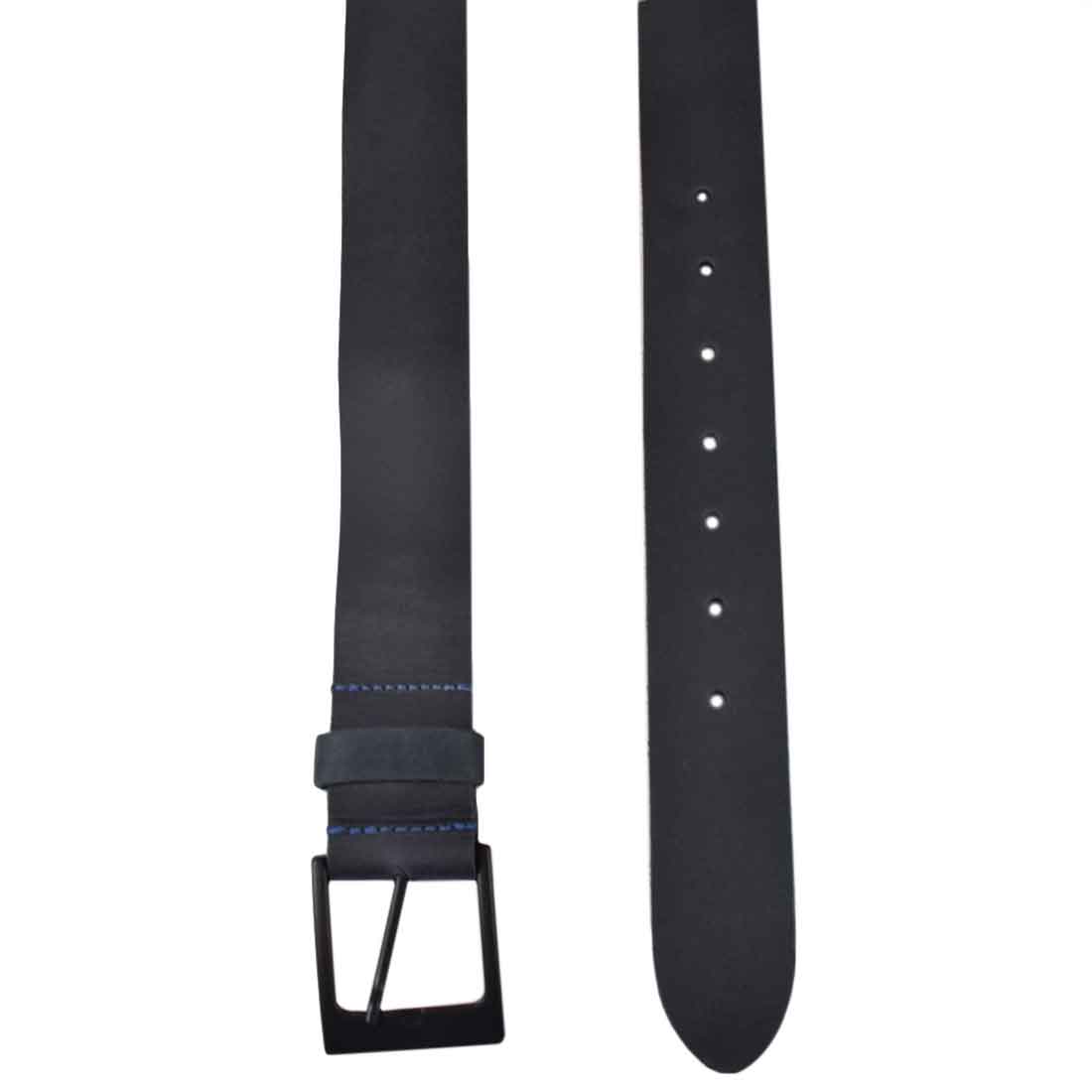 Rustic Leather Belt / Rustic Charcoal Buckle, 1.25" Wide - Stockyard X 'The Leather Store'