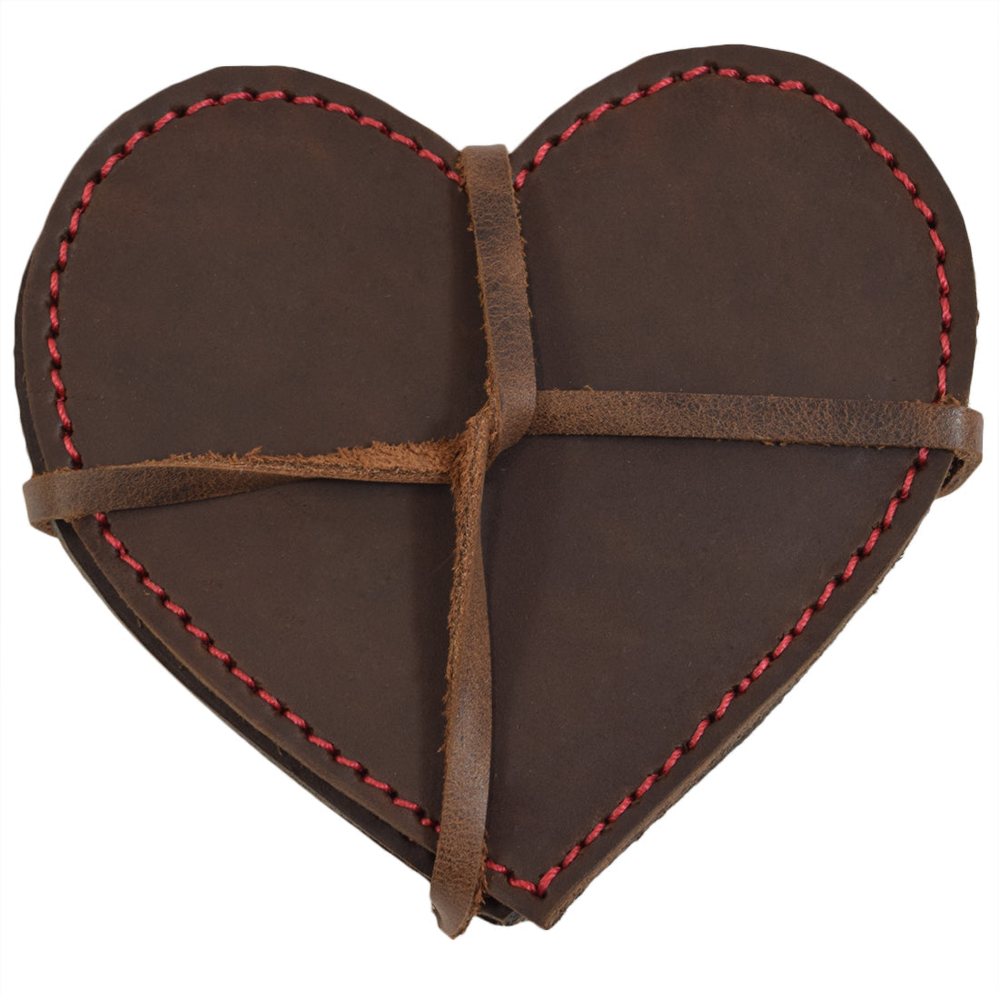 Love Coaster Set w/Stitch (6-Pack) - Stockyard X 'The Leather Store'