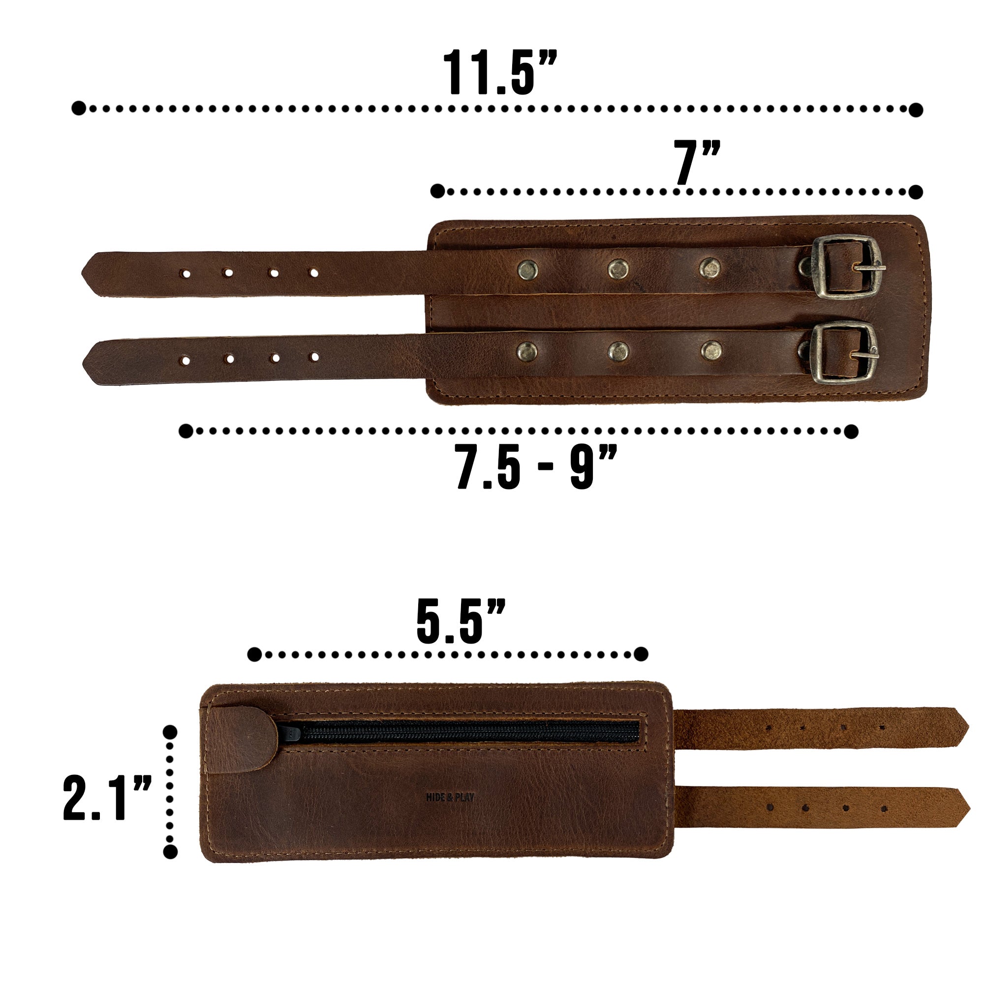 Wrist Wallet Cuff - Stockyard X 'The Leather Store'
