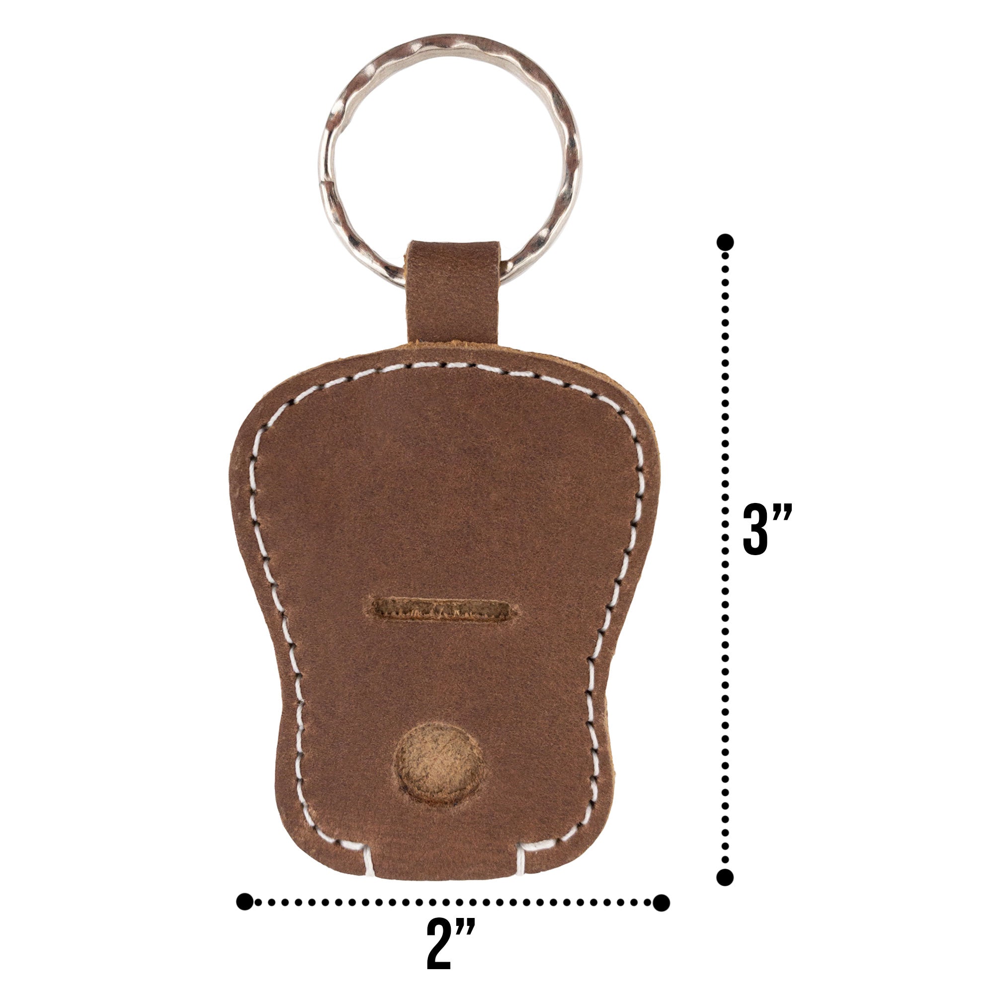 Guitar Keychain by Hide & Drink with a creative angle, emphasizing its practicality. Crafted from durable Full Grain Leather, this key holder represents artisan skills and small batch production in La Antigua Guatemala & Oaxaca Mexico.