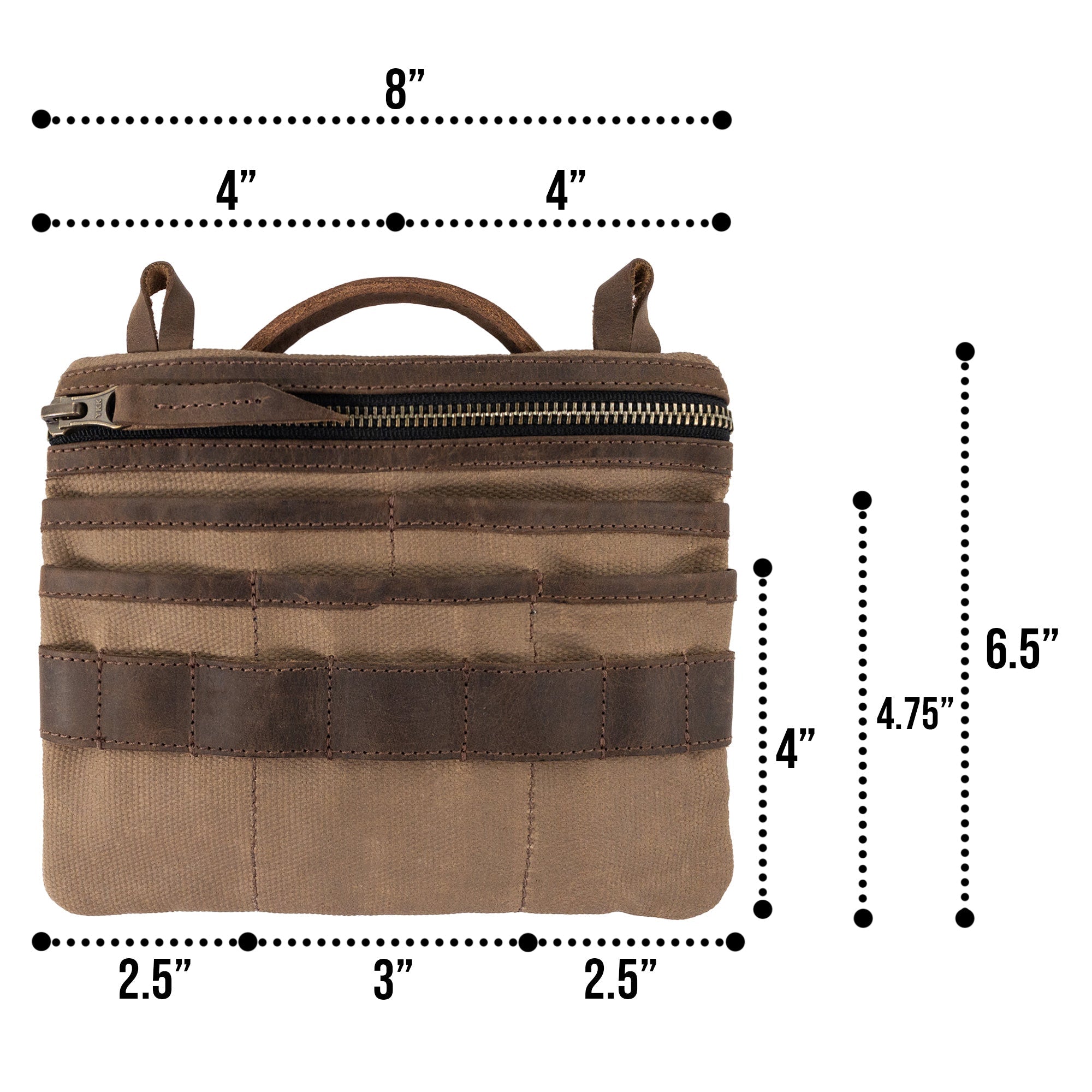 Multi-Tool Pocket Pouch XXL for Camping - Stockyard X 'The Leather Store'