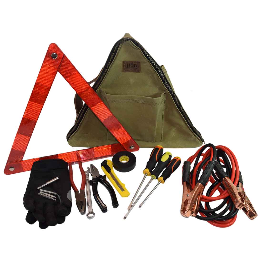 Safety Triangle Bag - Stockyard X 'The Leather Store'
