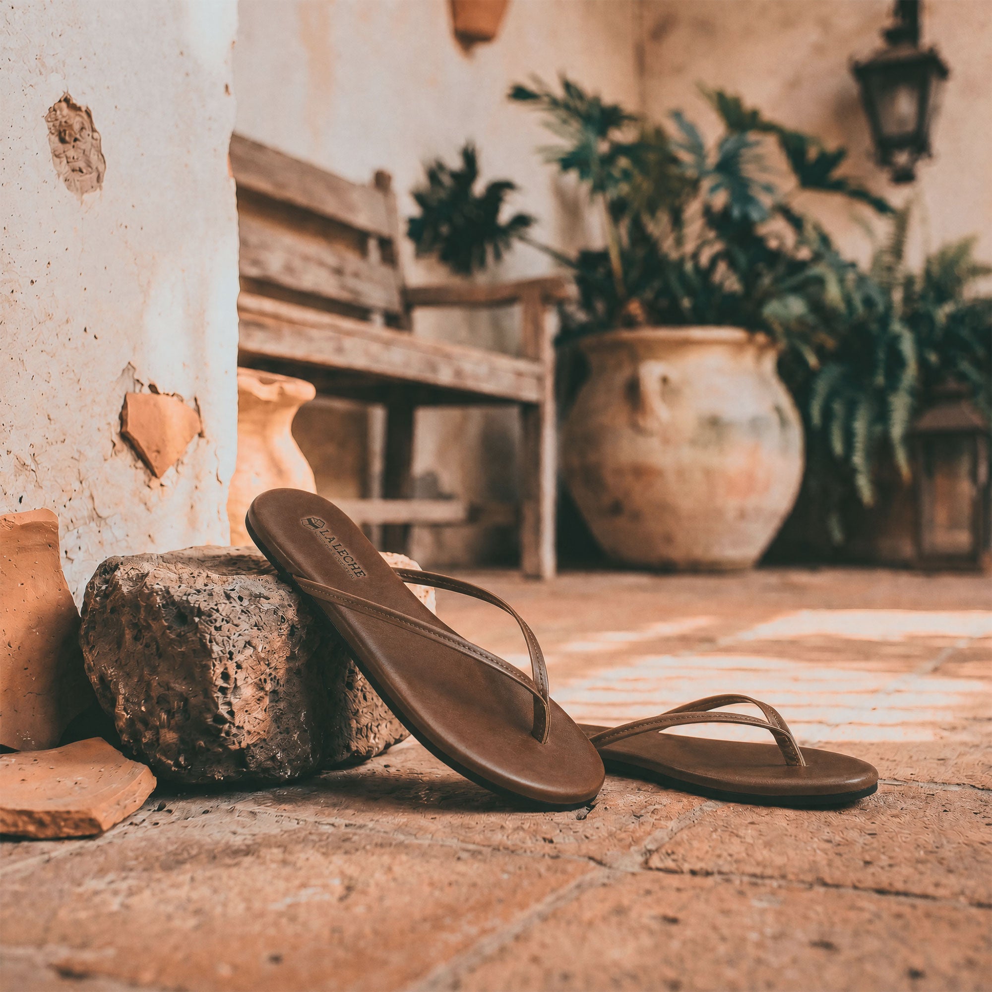 The Solana Leather Flip Flop