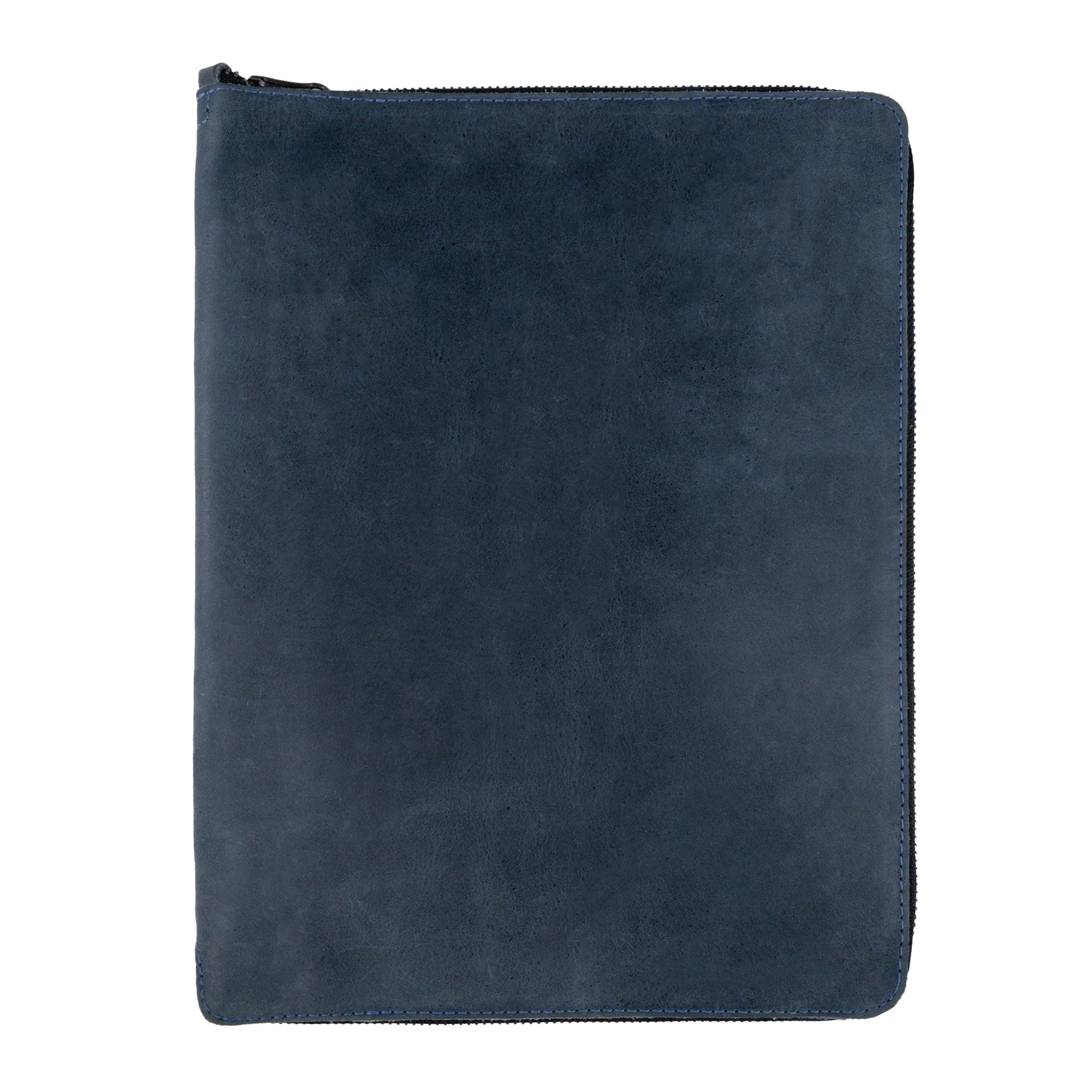 Back view of Hide & Drink Zippered Journal Cover for Moleskine (Notebook NOT Included), showcasing quality leather and artisan craft.