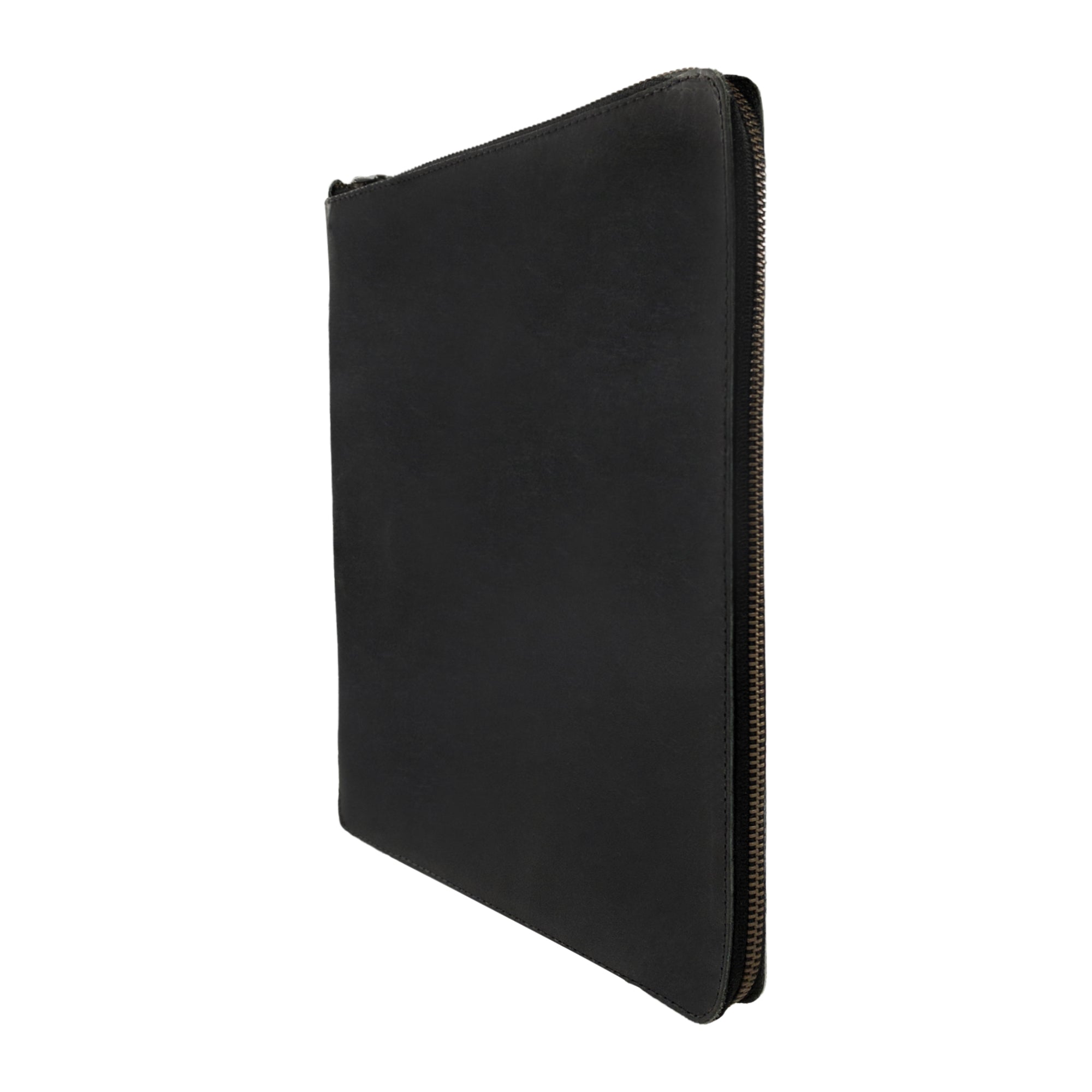 Hide & Drink Zippered Journal Cover for Moleskine (Notebook NOT Included), displaying unique full grain leather texture and durable design.