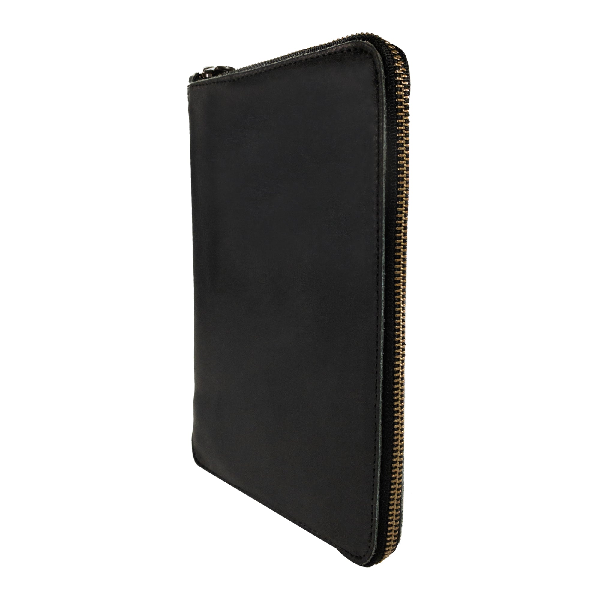Hide & Drink Zippered Journal Cover for Moleskine (Notebook NOT Included) with detailed craftsmanship visible, highlighting its artisan production.
