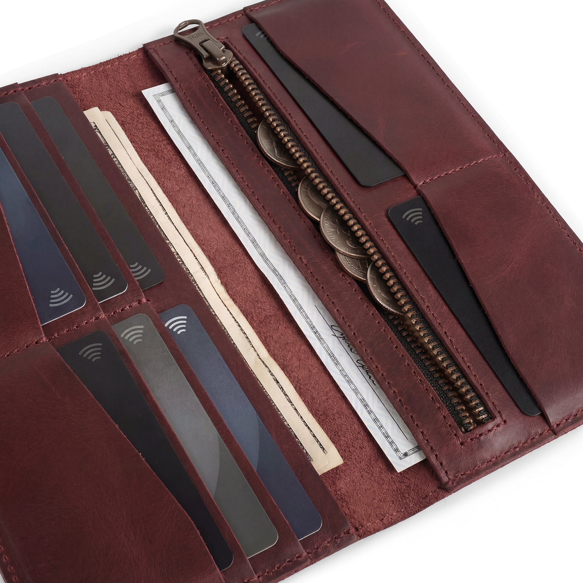 The Lamar Long Bifold Wallet
