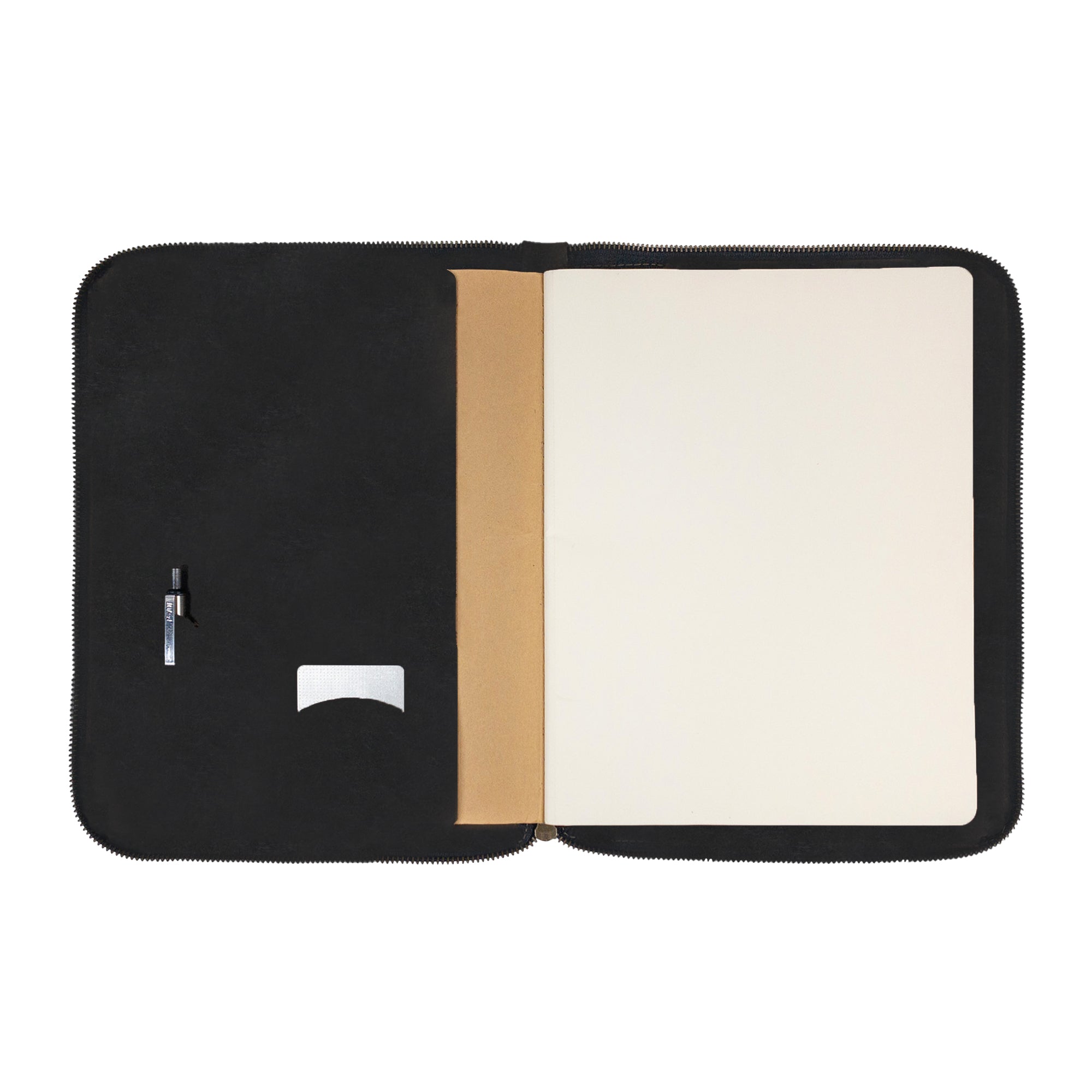 Crafted view of Hide & Drink Zippered Journal Cover for Moleskine (Notebook NOT Included), highlighting its durability and artisan quality.