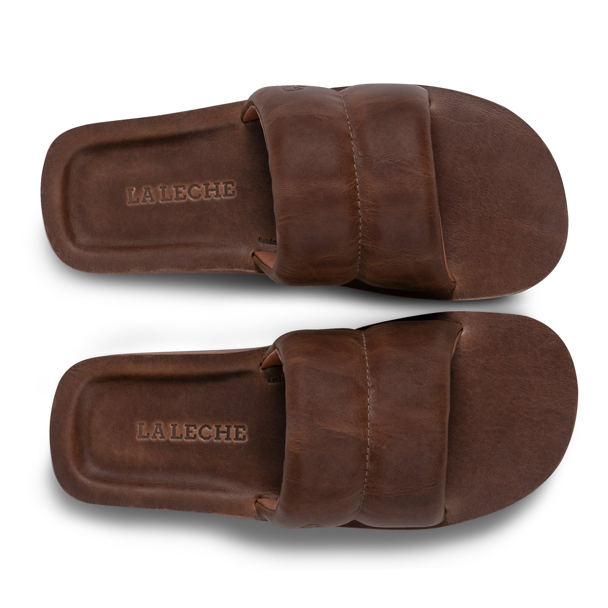 The Bayside Leather Slide Sandal – StockyardX, The Leather Store