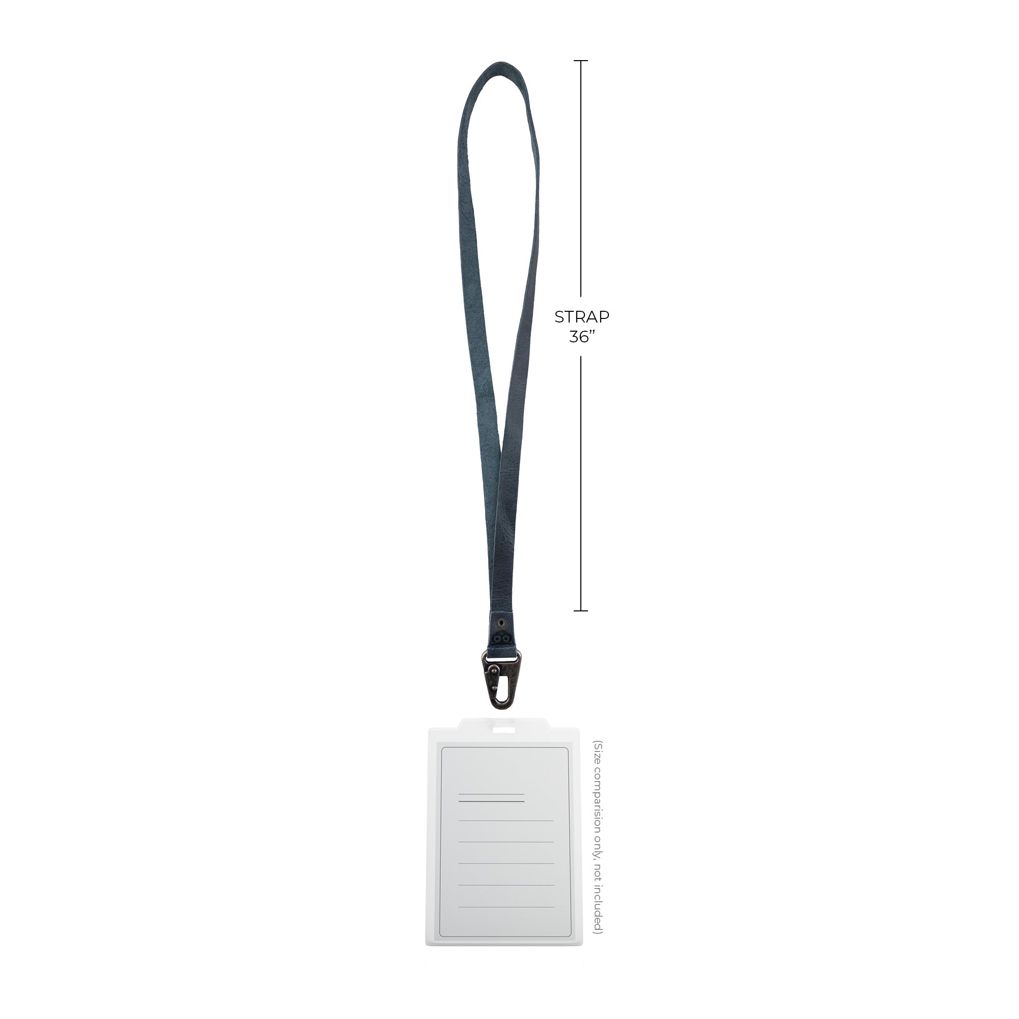Lanyard Keychain from Hide & Drink, made from dark brown full grain leather featuring a durable hook. An excellent choice for men and women, showcasing small batch artisan craftsmanship in La Antigua Guatemala & Oaxaca Mexico.