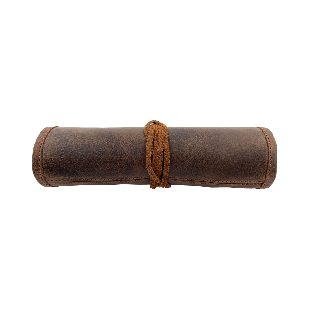 Multi Purpose Travel Organizer Roll For Cables - Stockyard X 'The Leather Store'