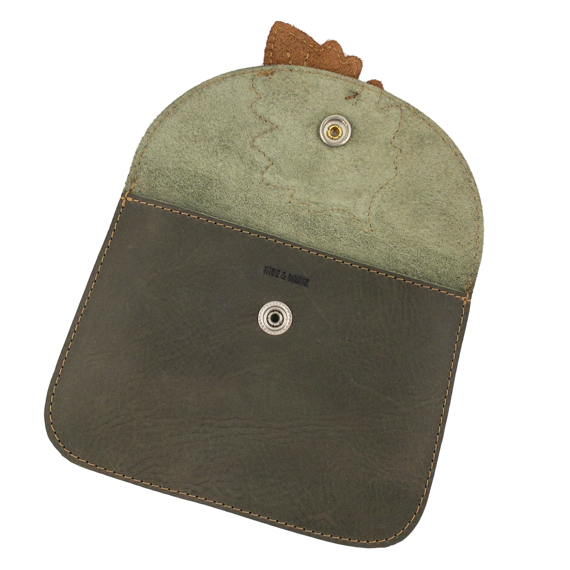 Card Wallet Leaves Design - Stockyard X 'The Leather Store'