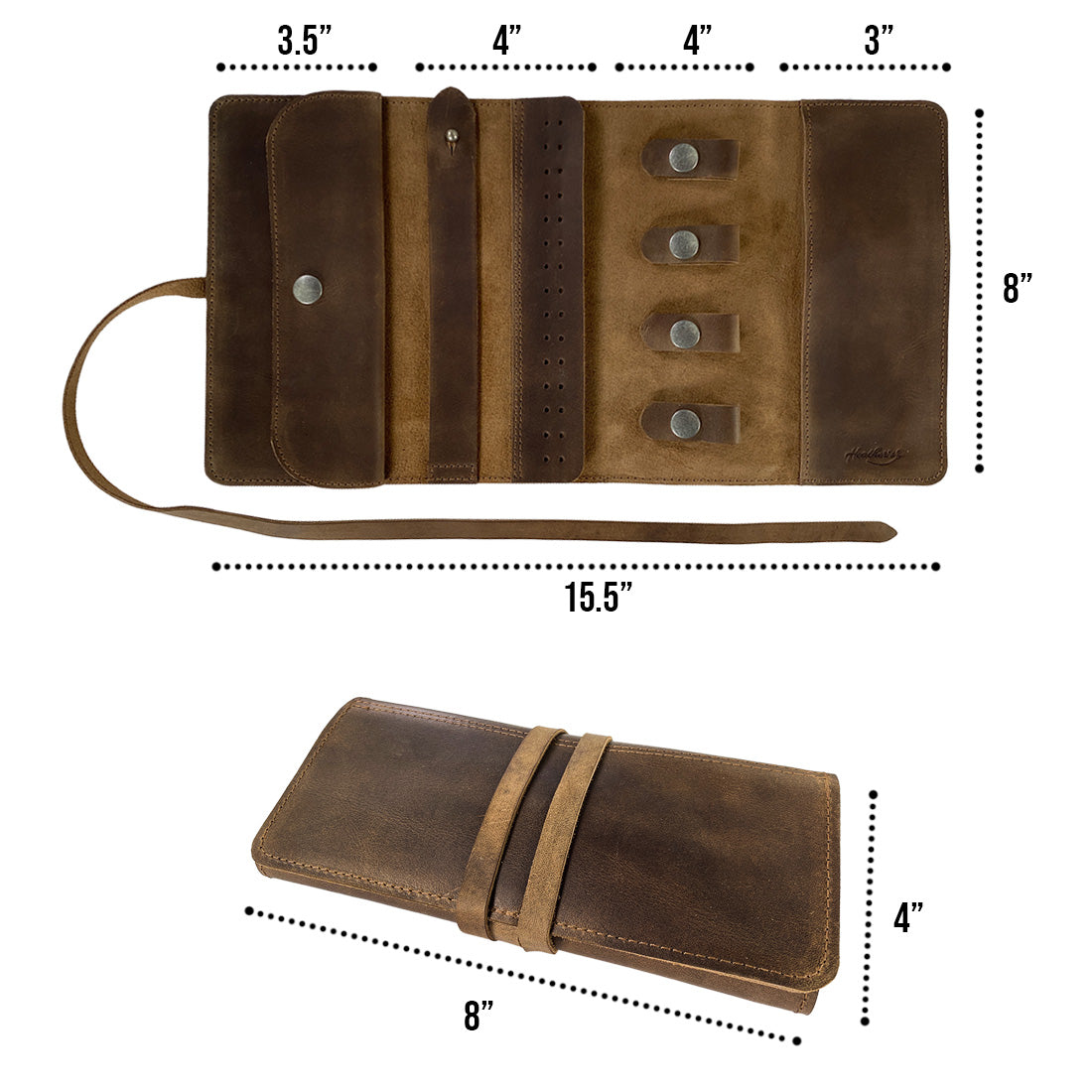 Jewelry Roll - Stockyard X 'The Leather Store'