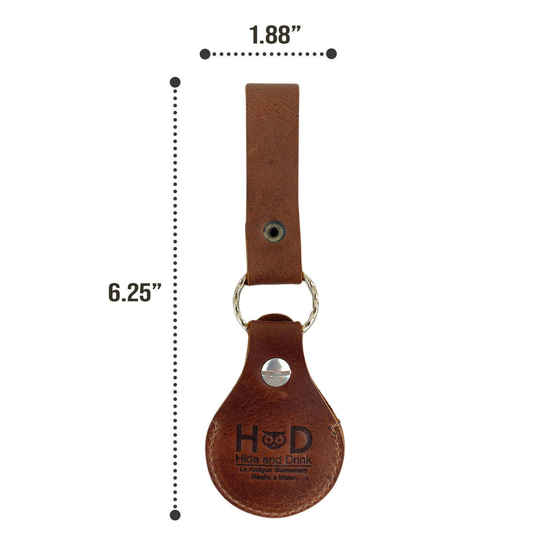 AirTag Keychain - Stockyard X 'The Leather Store'