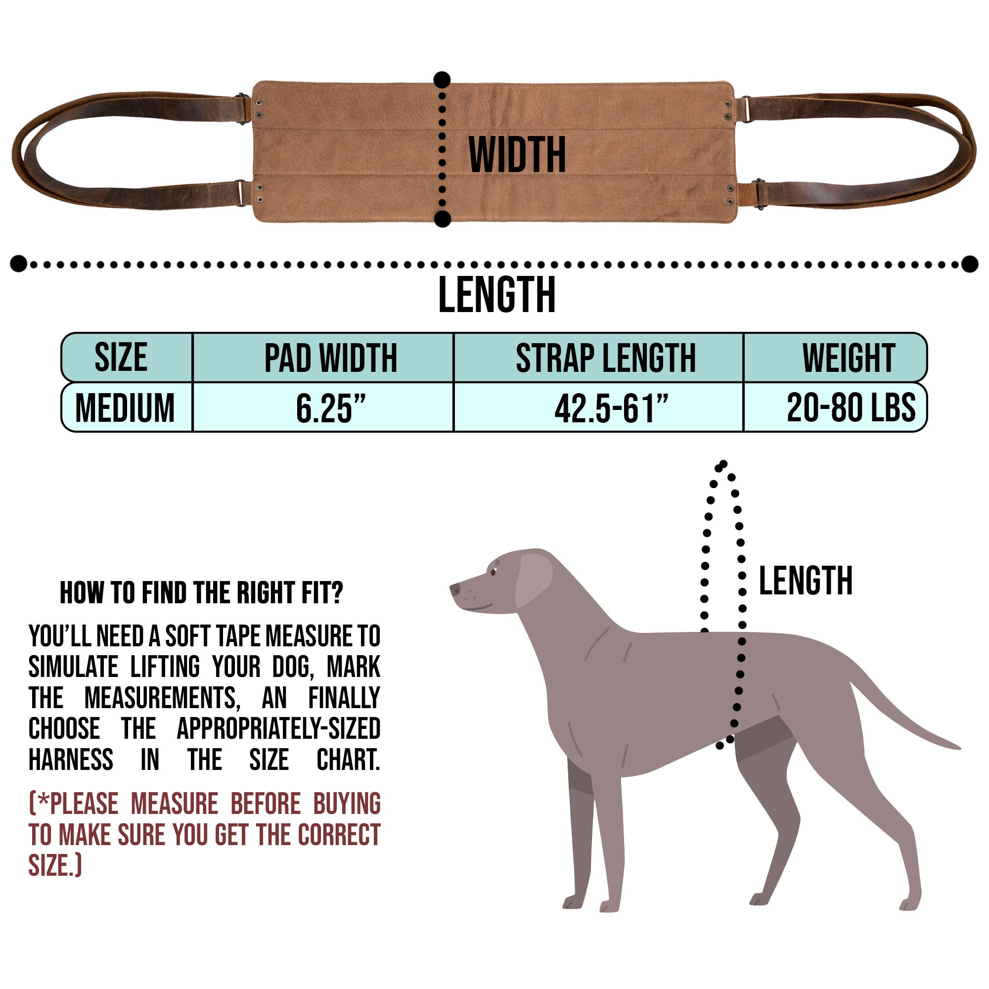 Close-up of the Rustic Dog Lift Harness by Taco Dog, highlighting its accurate stitching and quality Full Grain Leather. This handmade support belt is designed for dogs needing assistance, offering a stylish recovery sling for rehabilitation. Each piece is artisan crafted with care in small batch production in La Antigua Guatemala & Oaxaca Mexico.